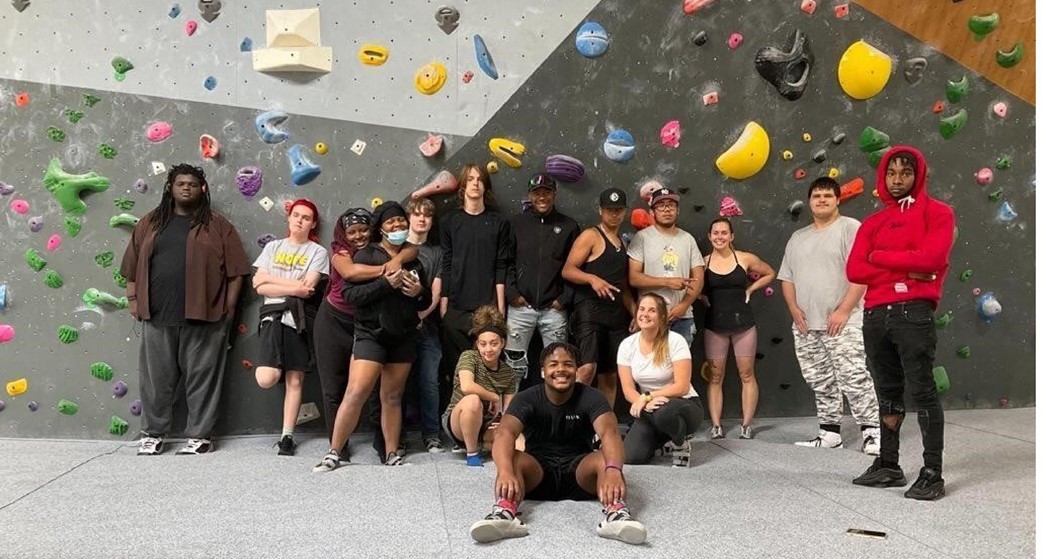 For May Days, Catie Lewis and Hannah Martin took their PE students to Bloc Garten, a local rock climbing gym located in the Scioto Audubon Metro Park. The students spent the day bouldering and learning climbing techniques.