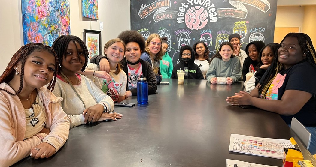 Student Government visited Sweet Waters Coffee and Tea on OSU’s campus. They spent time drawing, writing kind words, and giving affirmations on the coffee cups in an effort to make someone’s day better! They were excited to help make the community a happier place.