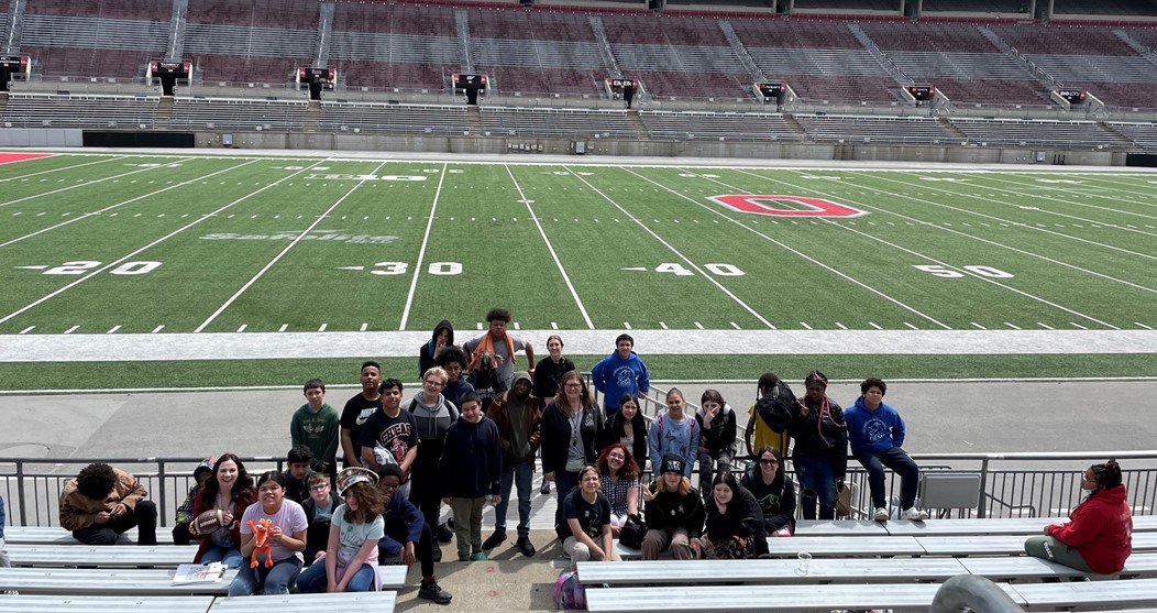 GEMS strives to connect our students with professionals and advocates in the community and provide authentic learning experiences. 7th grade students visited Ohio Stadium to learn how the university manages its zero waste program following game days and campus events.