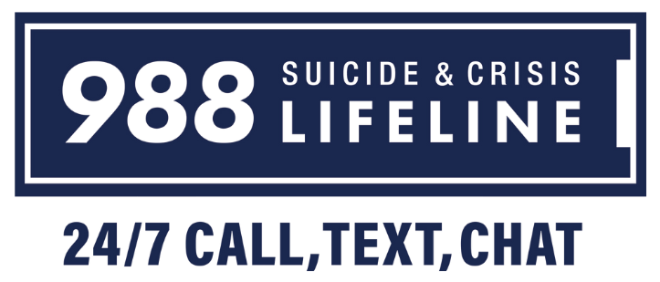 988 Suicide & Crisis Lifeline 24/7 Call, Text, Chat
